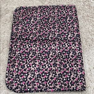 Pink and Black Floral Vera Bradley Hot Tools Mat
